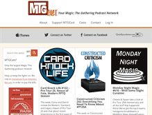 Tablet Screenshot of mtgcast.com